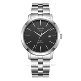 Alexandre Christie AC 1007 MD Silver Dial Black Stainless Steel